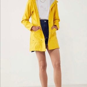 Herschel yellow rain jacket